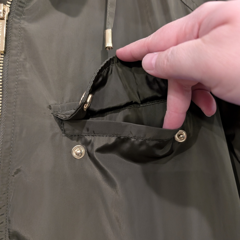 🎉 SALE 🎉 MICHAEL Michael Kors Olive Utility Jacket - Picture 3 of 11